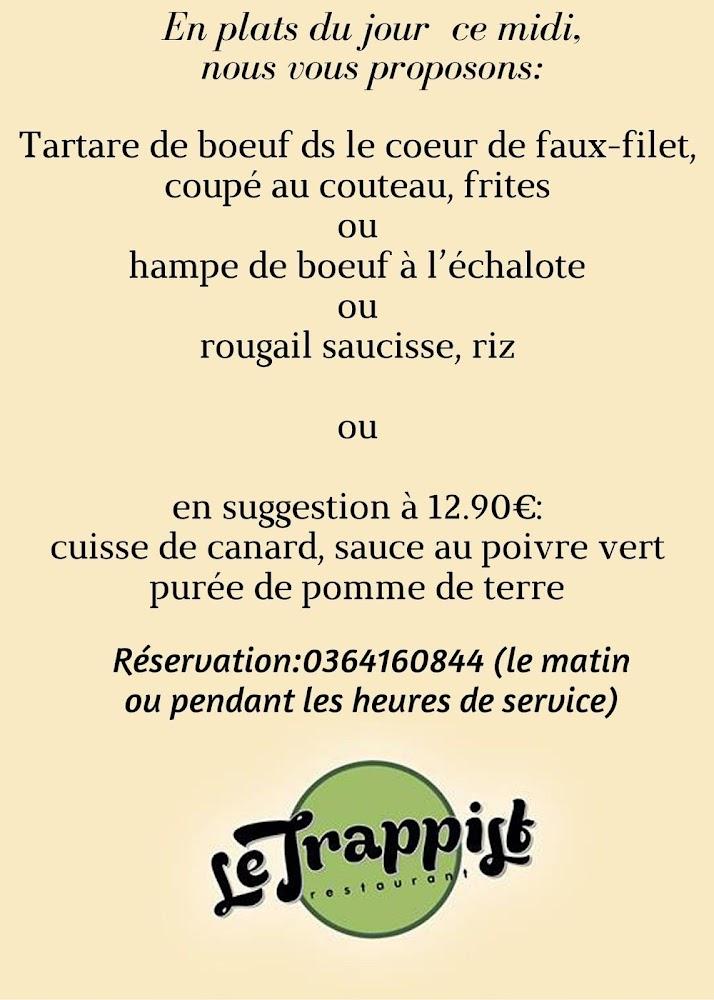 Le Trappist - Menu Image 1